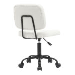 Office chair Sedia pu white 50x50x75-85cm - Слика 2