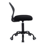 Kid's office chair Kador fabric mesh in black color 52x52x72-84cm - Слика 3