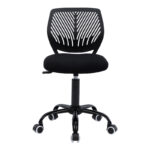 Kid's office chair Kador fabric mesh in black color 52x52x72-84cm - Слика 4