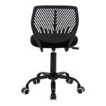 Kid's office chair Kador fabric mesh in black color 52x52x72-84cm - Слика 5