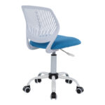 Kid's office chair Kador fabric mesh in blue-white color 52x52x72-84cm - Слика 2