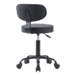 Mafeshi pu office-work chair on wheels in black shade 45x44x70-82cm - Слика 2