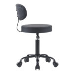 Mafeshi pu office-work chair on wheels in black shade 45x44x70-82cm - Слика 3