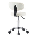 Mafeshi pu office-work chair on wheels in white shade 45x44x70-82cm - Слика 2