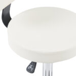 Mafeshi pu office-work chair on wheels in white shade 45x44x70-82cm - Слика 6