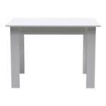 Table Manka in white color 110x80x77cm - Image 3