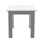 Table Manka in white color 110x80x77cm - Image 4