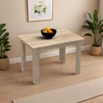 Table Manka in sonoma color 110x80x77cm - Image 2