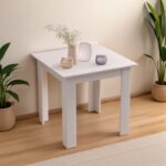 Table Manka I in white color 80x80x77cm - Слика 2