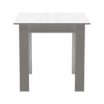 Table Manka I in white color 80x80x77cm - Слика 4