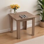 Table Manka I in sonoma truffle color 80x80x77cm - Слика 2
