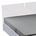 Double bed Afina in white color 160x200cm - Слика 2