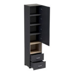 Display-column Toscana in anthracite shade 50x42x222.5cm - Слика 3