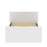 Single bed Toscana in white color 90x200cm - Image 3