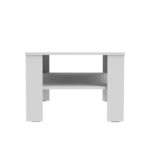 Coffee table Khofi in white color 90x60x42.3cm - Слика 3