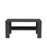 Coffee table Khofi in anthracite color 90x60x42.3cm - Image 2
