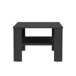 Coffee table Khofi in anthracite color 90x60x42.3cm - Image 3