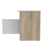 Galdi bedside table in sonoma-white color 40x45x60cm - Слика 4