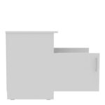 Galdow low cabinet in white color 80x45x60cm - Image 4