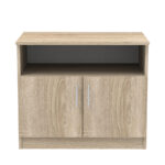 Galdow low cabinet in sonoma color 80x45x60cm - Image 2