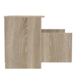 Galdow low cabinet in sonoma color 80x45x60cm - Image 5