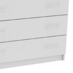 Chest of drawers Kumode in white color 80x45x85cm - Image 4