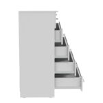 Chest of drawers Kofre in white color 80x45x104cm - Слика 4