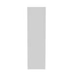 Korredor I two-leaf sliding wardrobe with mirror in white color 160x60x220cm - Слика 4