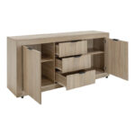 Doha sideboard in sonoma shade 180x45x80.5cm - Слика 2