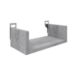 Wall shelf Derva  in grey cement color 30x15x10cm