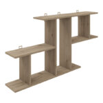 Wall shelf Vertoura  in oak color 116x18.5x60cm