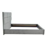 Double bed Canter fabric in grey color 160x200cm - Слика 3
