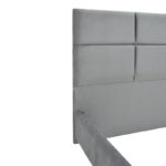 Double bed Canter fabric in grey color 160x200cm - Слика 4