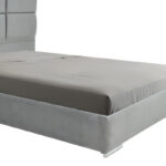 Double bed Canter fabric in grey color 160x200cm - Слика 5
