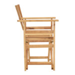 Director's armchair frame Kompa solid beech wood in natural color 56.5x54x88cm - Image 3