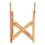 Director's armchair frame Kompa solid beech wood in natural color 56.5x54x88cm - Image 5