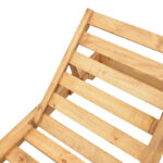 Sunlounger Zalka L1 in natural color 66x197x28cm - Image 6