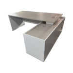 Professional work corner desk Armadi sonoma-white 160x80x75cm - Слика 2