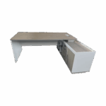 Professional work corner desk Armadi sonoma-white 160x80x75cm - Слика 5