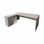 Professional work corner desk Armadi in sonoma-white 180x80x75cm