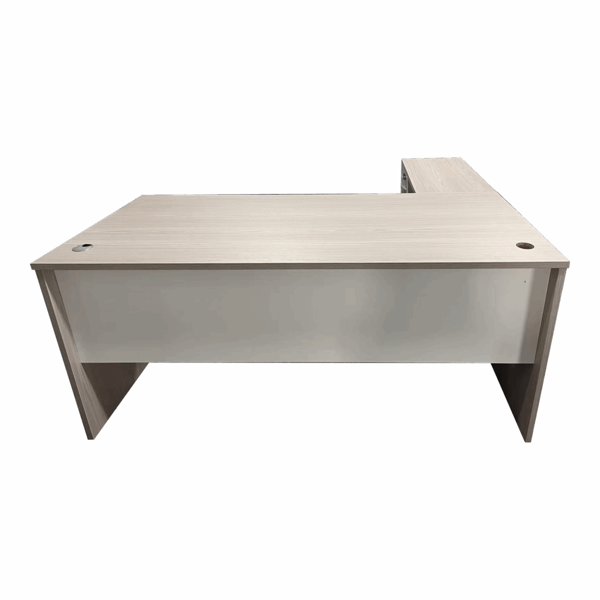 Professional work corner desk Armadi in sonoma-white 180x80x75cm - Image 5