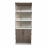Office bookcase Armadi in sonoma-white color 80x40x200cm - Image 3