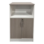Office cabinet Armadi in sonoma-white color 80x40x120cm - Image 2