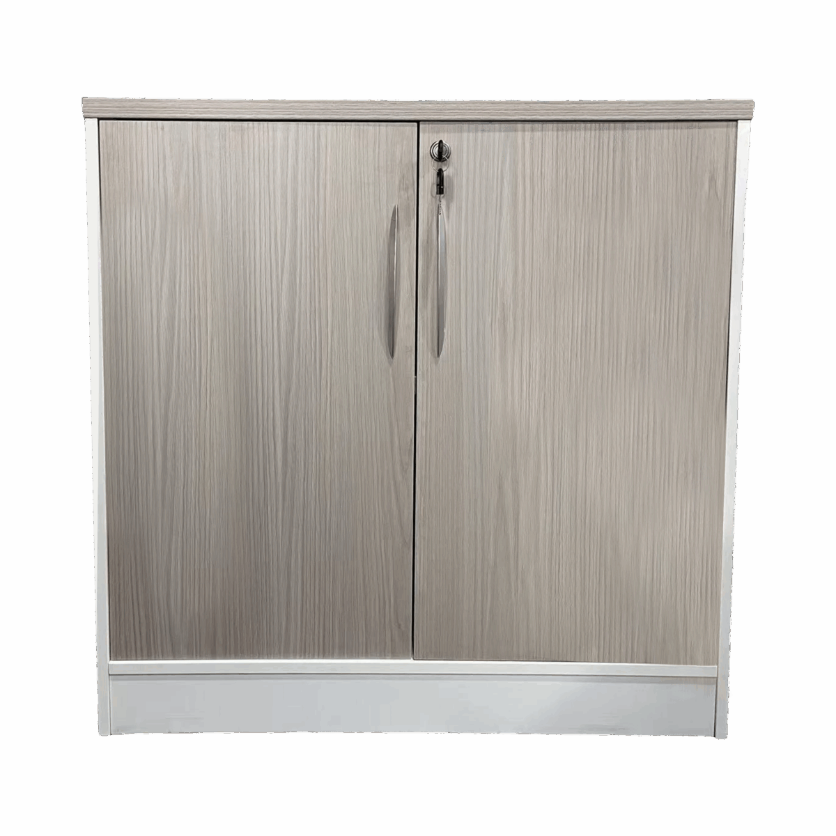 Office cabinet Armadi in sonoma-white color 80x40x80cm - Image 3