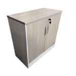 Office cabinet Armadi in sonoma-white color 80x40x80cm - Image 2