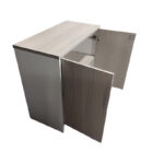 Office cabinet Armadi in sonoma-white color 80x40x80cm - Image 4