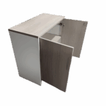 Office cabinet Armadi in sonoma-white color 80x40x80cm - Image 5