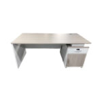 Work desk Armadi with cabinet in sonoma-white 140x70x75cm - Слика 2