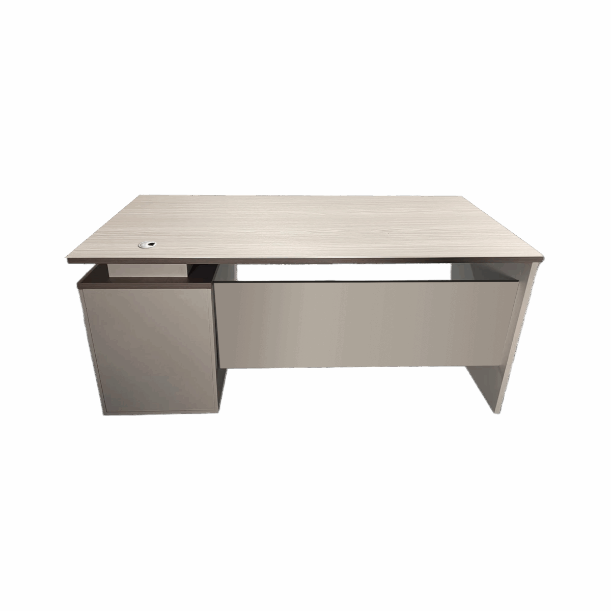 Work desk Armadi with cabinet in sonoma-white 180x80x75cm - Слика 5