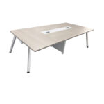 Конференциска маса Армади во сонома-бела нијанса 200x120x75 см